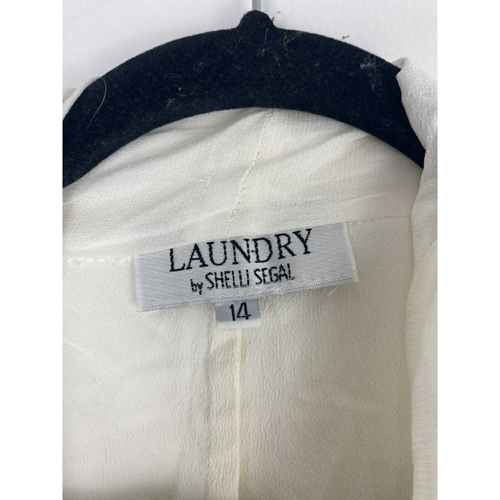 Vintage Laundry by Shelli Segal White Vest/Mini Dress Women's XS/Small Dress - Picture 4 of 5